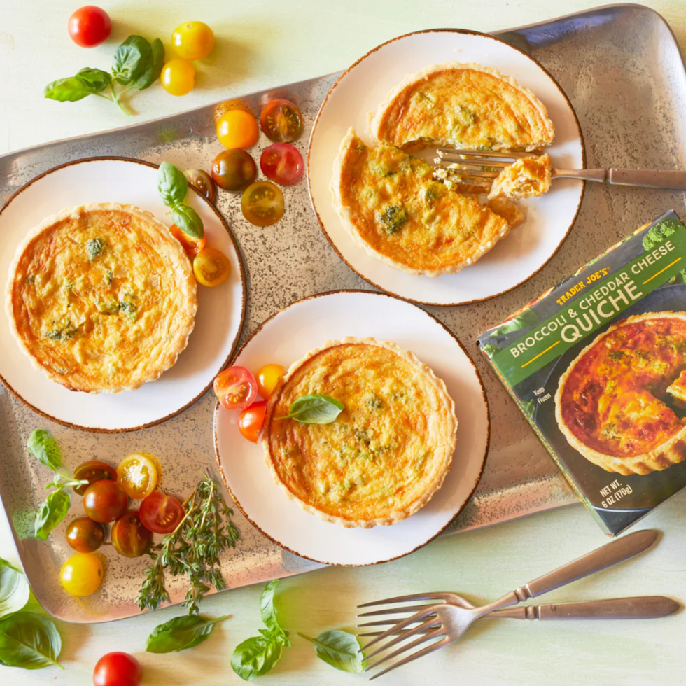 Broccoli & Cheddar Cheese Quiche