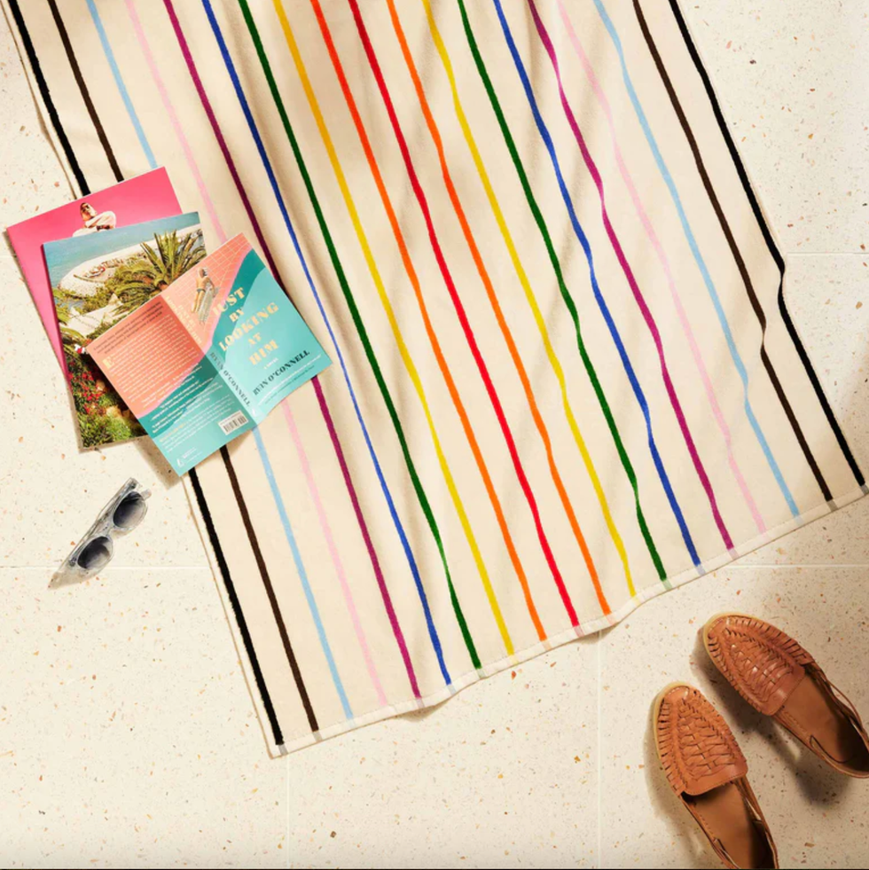Brooklinen Pride Stripe Beach Towel