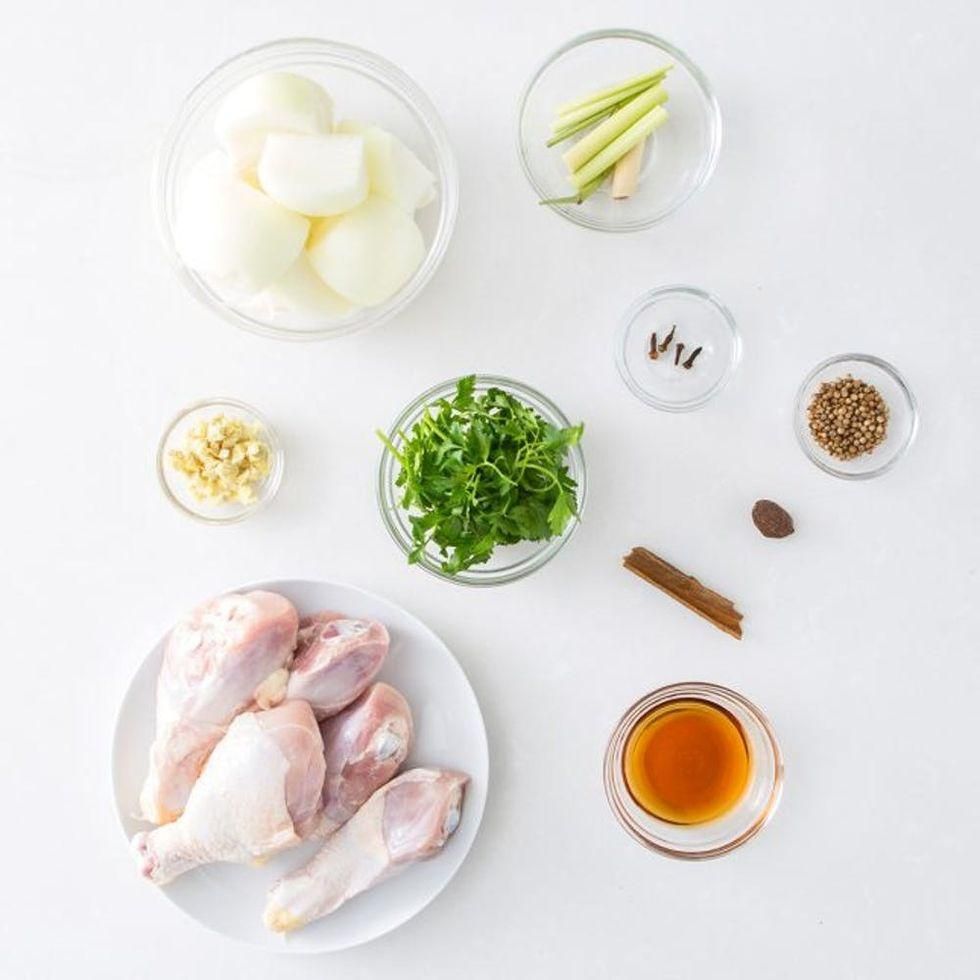 broth ingredients all together