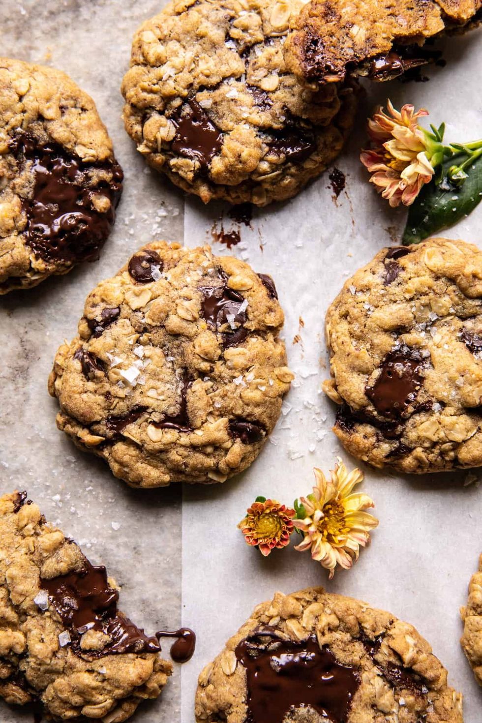 Brown Butter Oatmeal Chocolate Chip Cookies