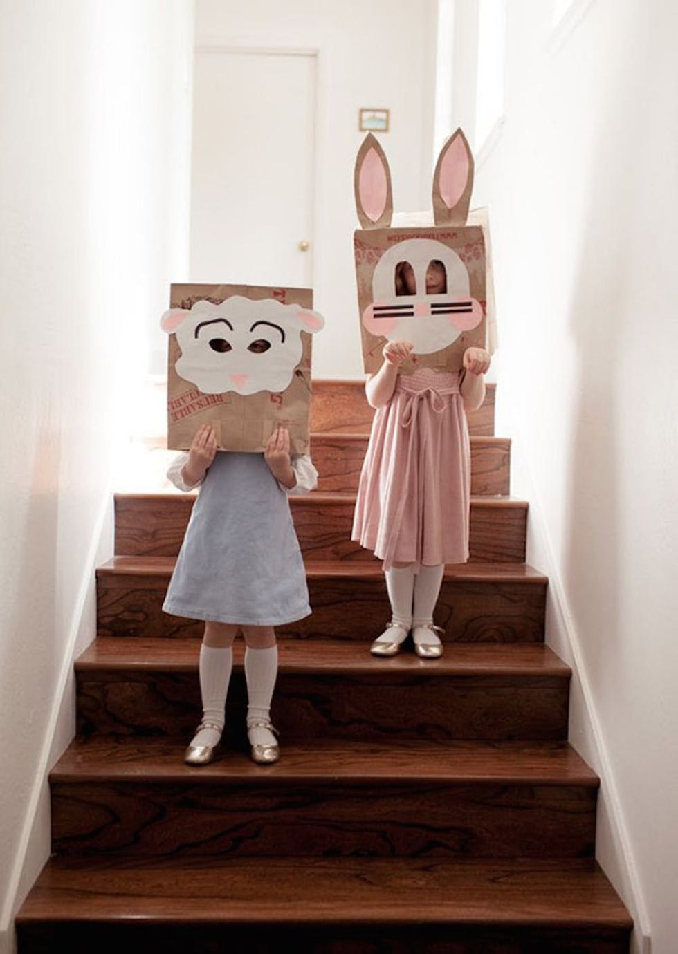Brown Sack Easter Masks Easter Craft for Kids