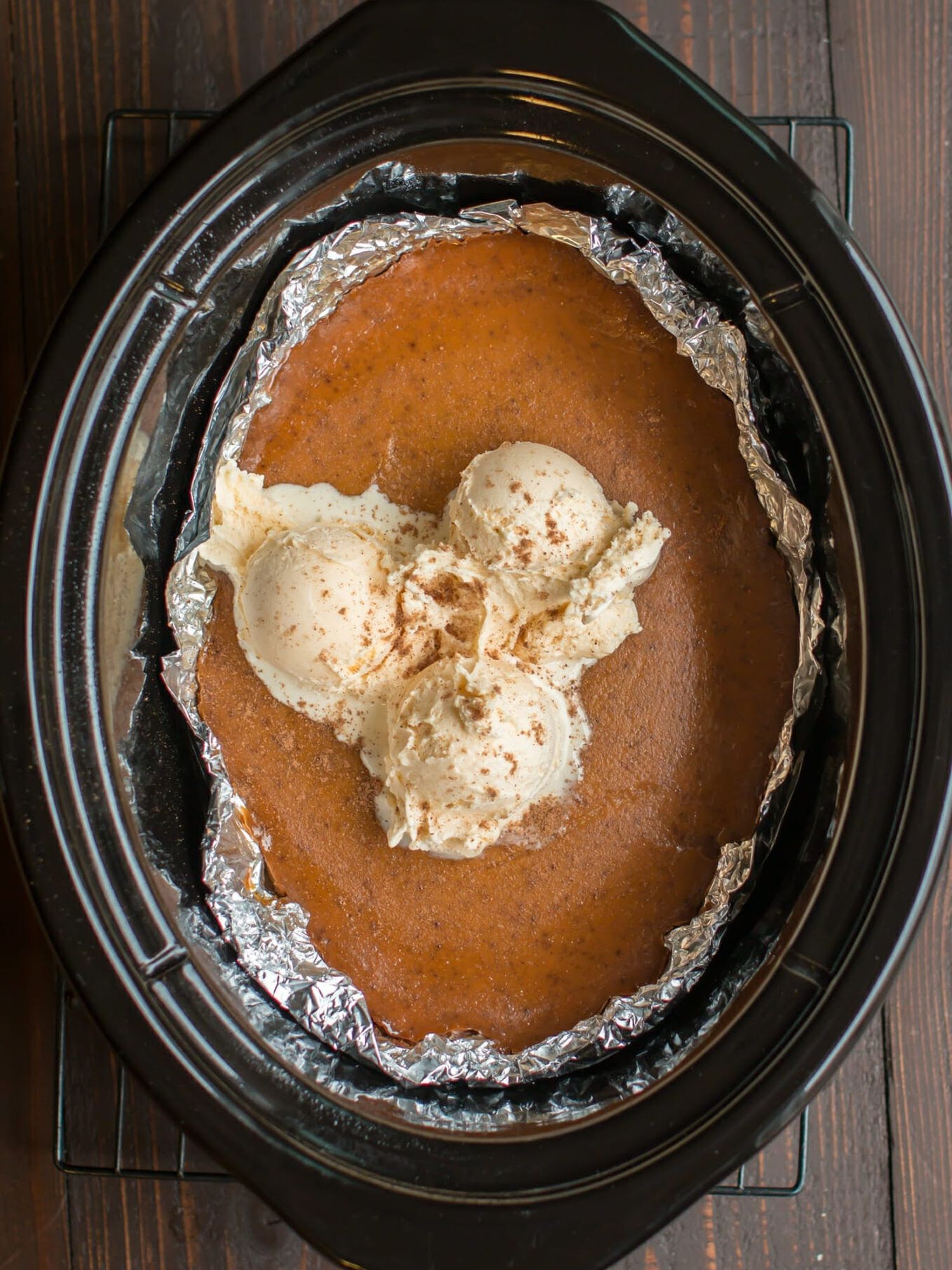 Brown Sugar Crustless Pumpkin Pie