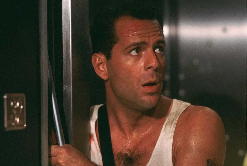 Bruce Willis in Die Hard