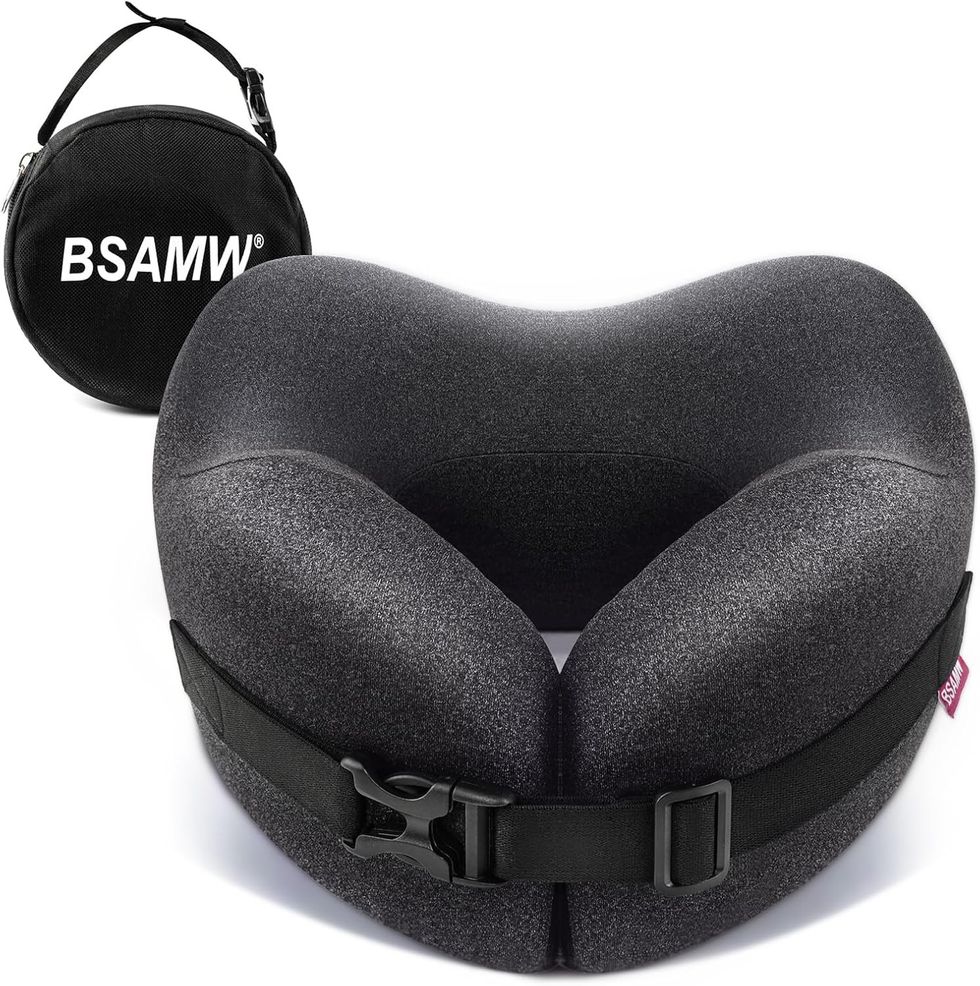 BSAMW Vac-Compressed Memory Foam Neck Pillow