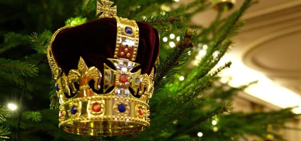 Buckingham Palace Crown Christmas Tree Ornaments