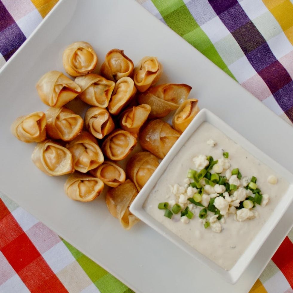 Buffalo Chicken Wontons