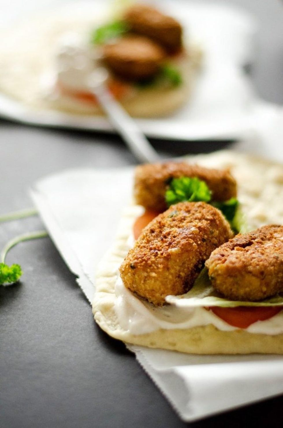 Bulgur Falafel Wrap