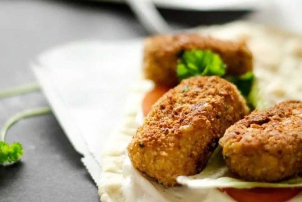 Bulgur Falafel Wrap