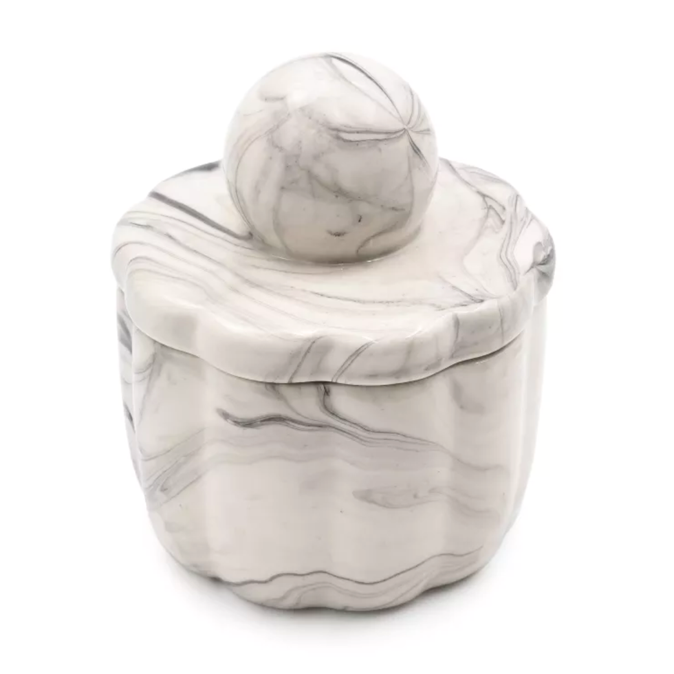 Bullseye's Playground Decorative Marble Canister