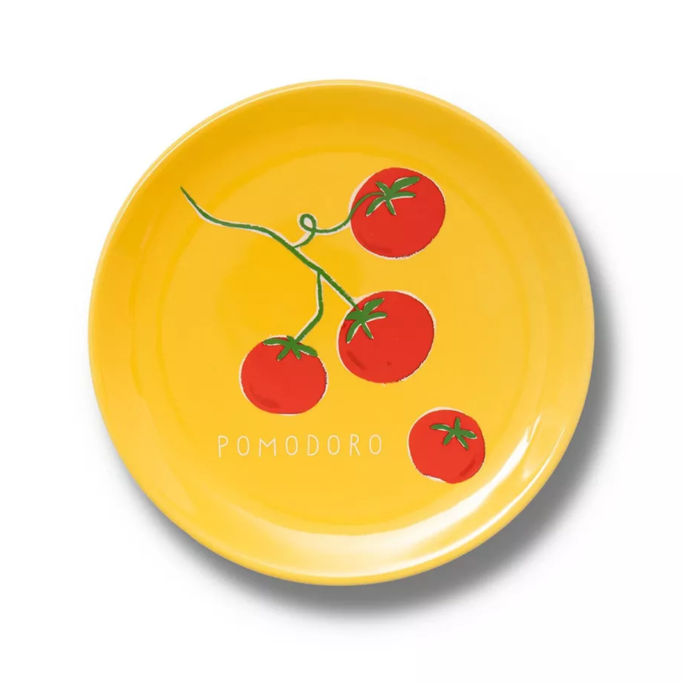 Bullseye's Playground Pomodoro Ceramic Appetizer Plate