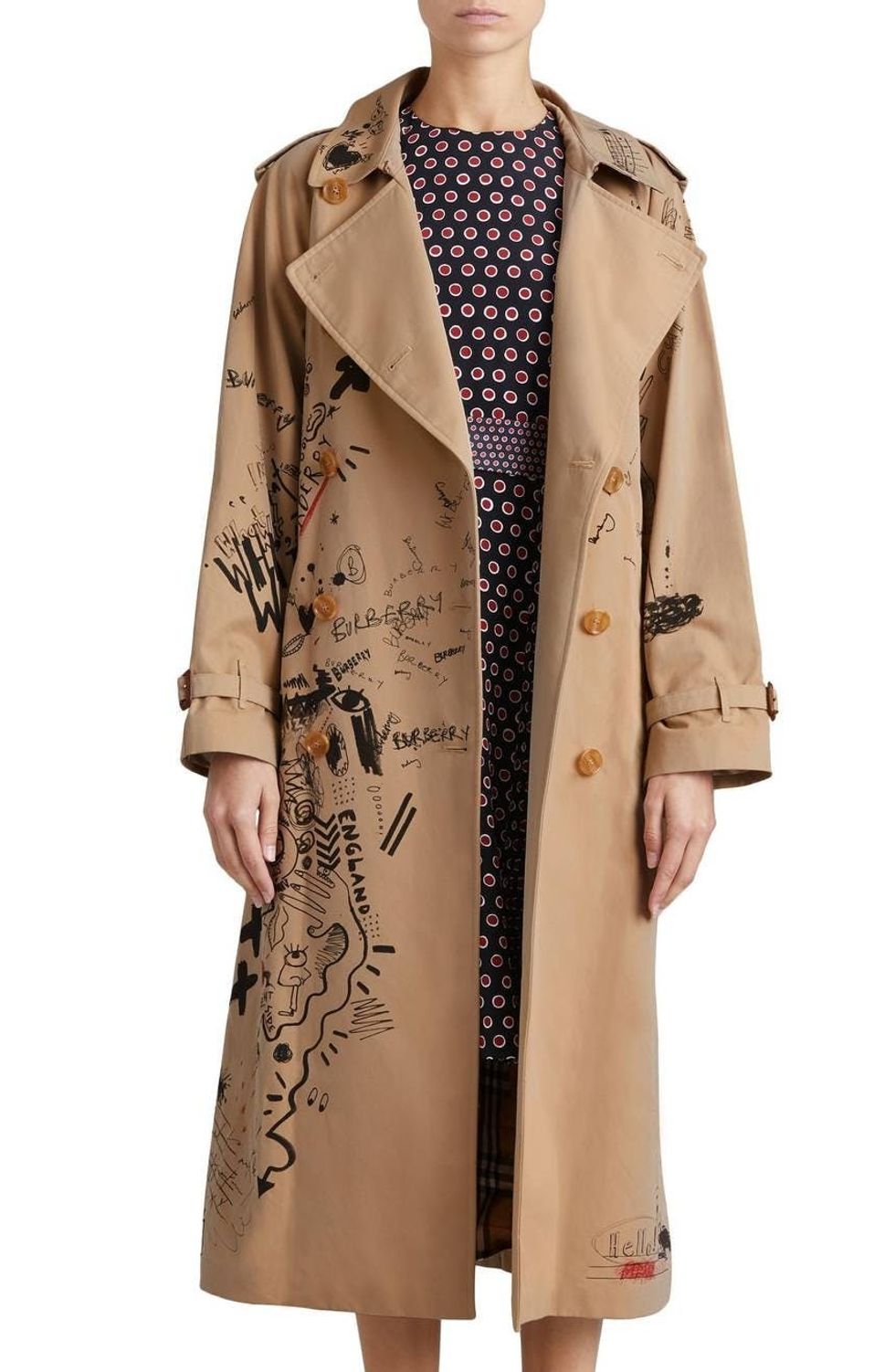 Burberry Eastheath Embellished Trench Coat