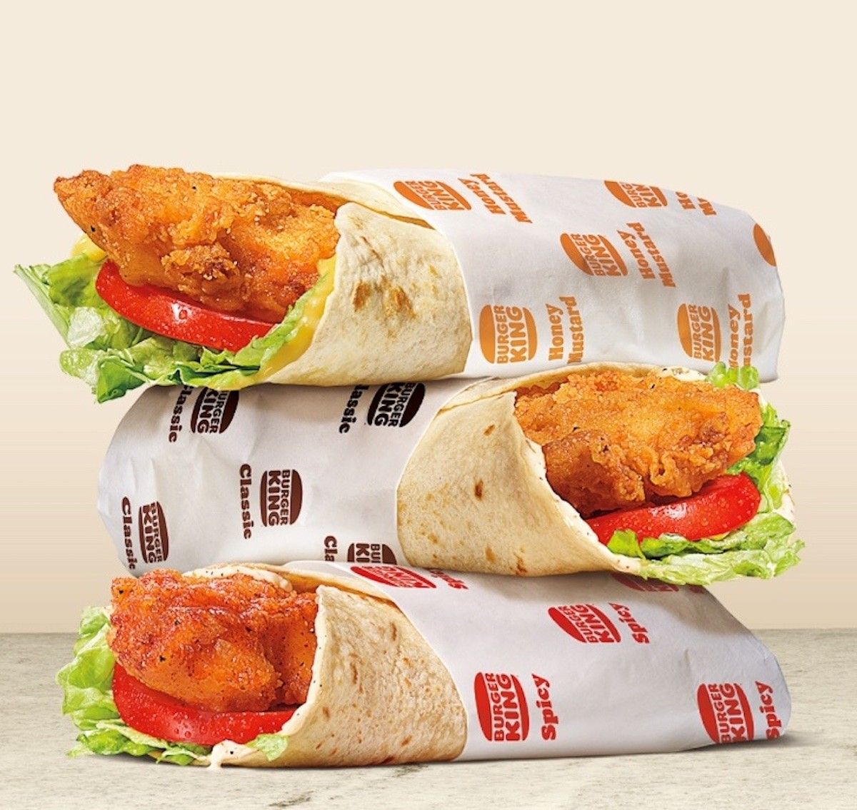 burger king crispy chicken wrap