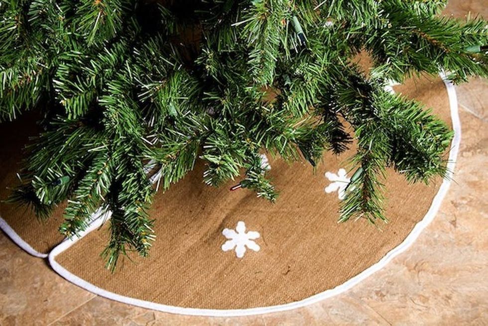 Burlap Tree Skirt