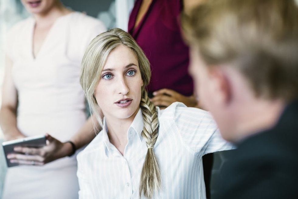 Business woman at work.