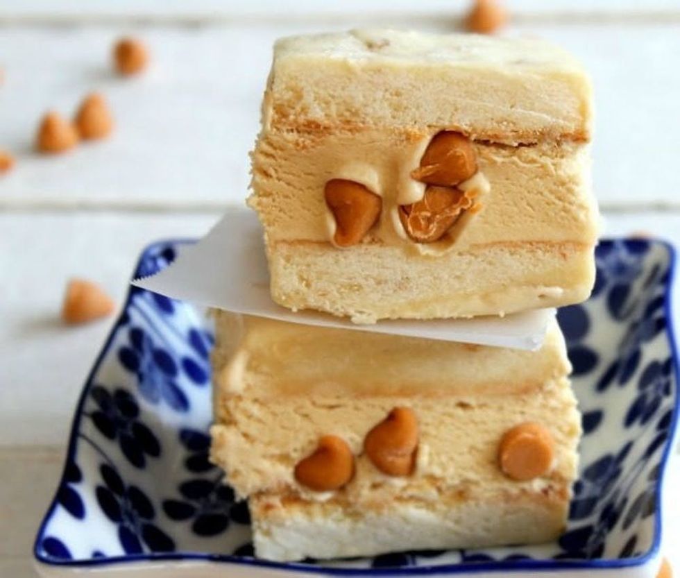 Butterbeer Ice Cream Sandwiches