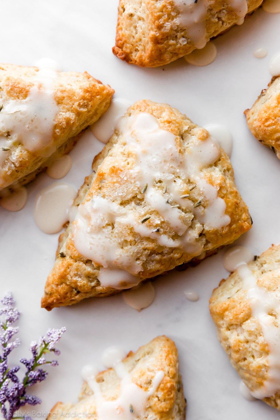 Buttermilk Lemon Lavender Scones