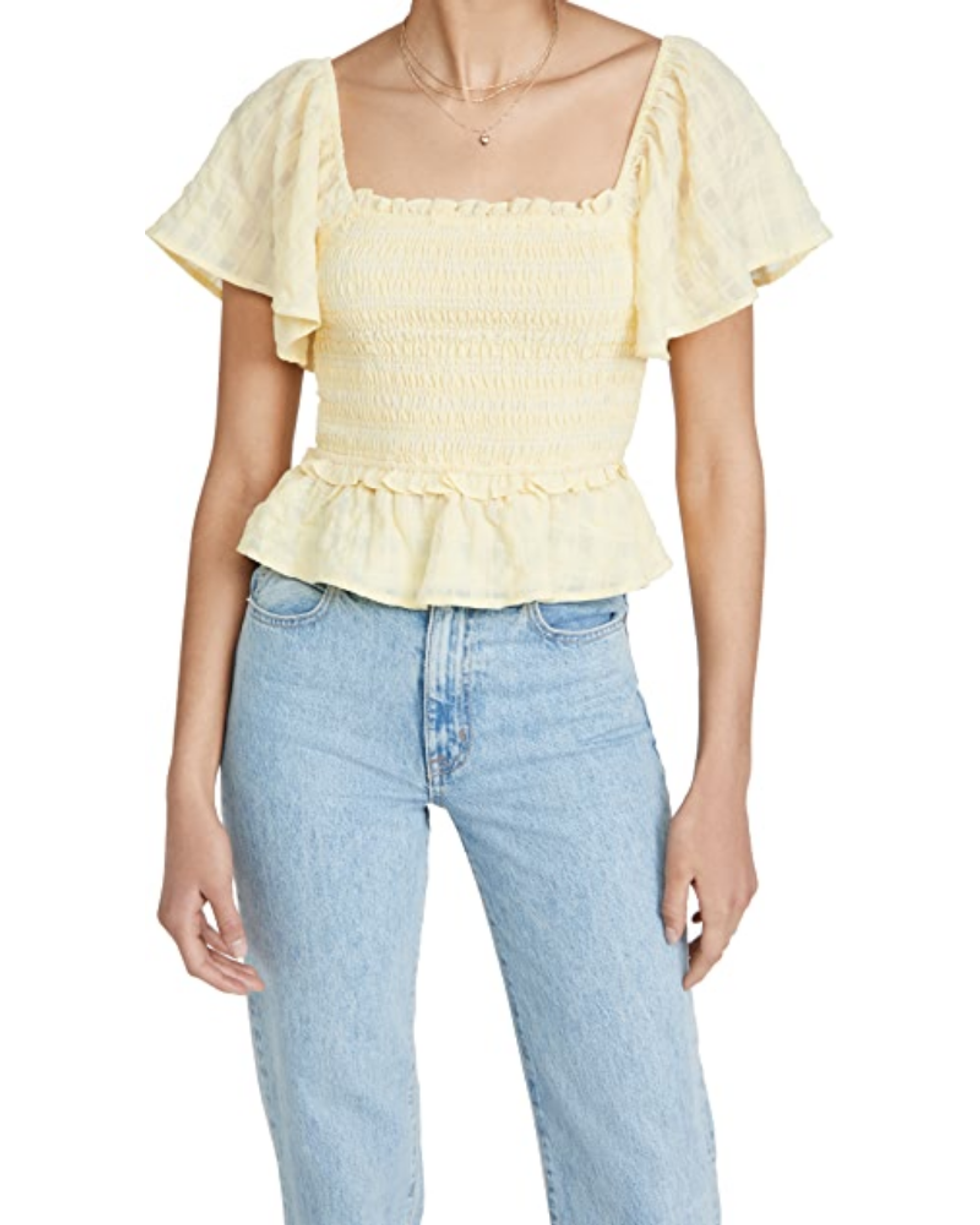 buttermilk yellow summer outfits