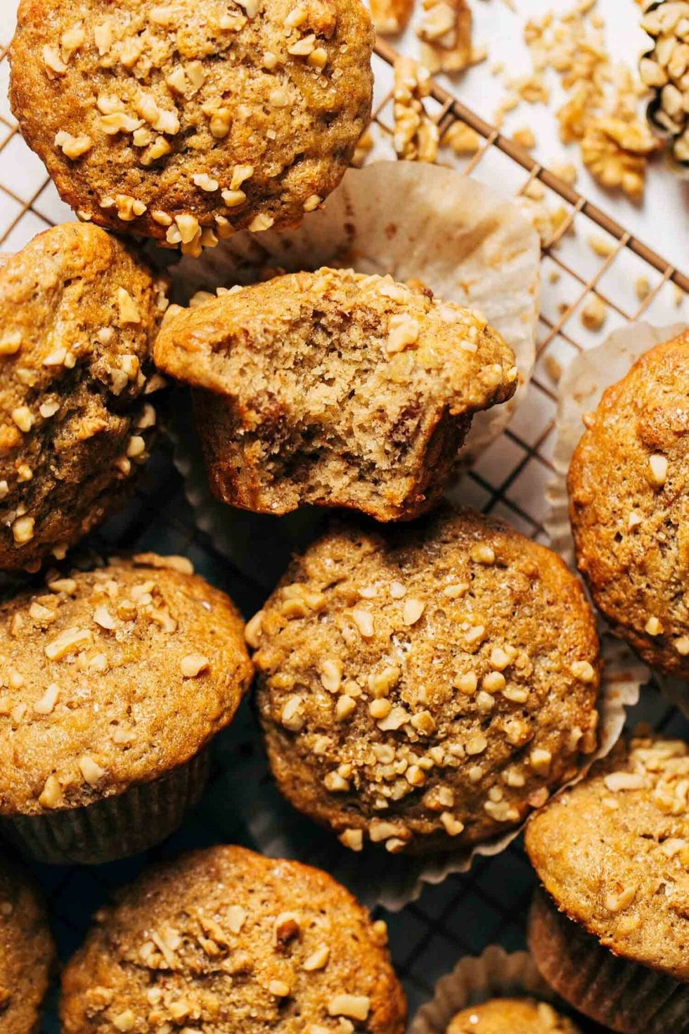 Butternut Bakery\u2019s banana nut muffins with overripe bananas