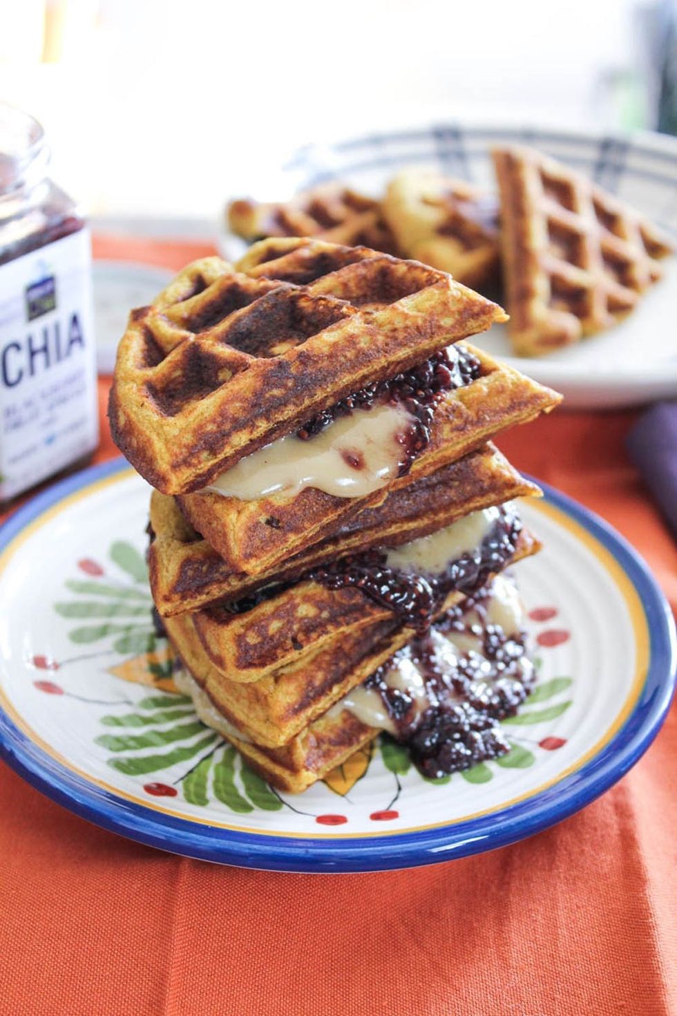 Butternut Squash Waffles With Cashew Butter Fall Brunch Recipes