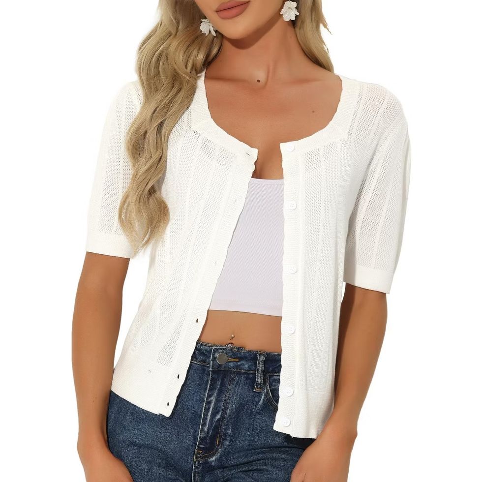 Button Up Cardi Top