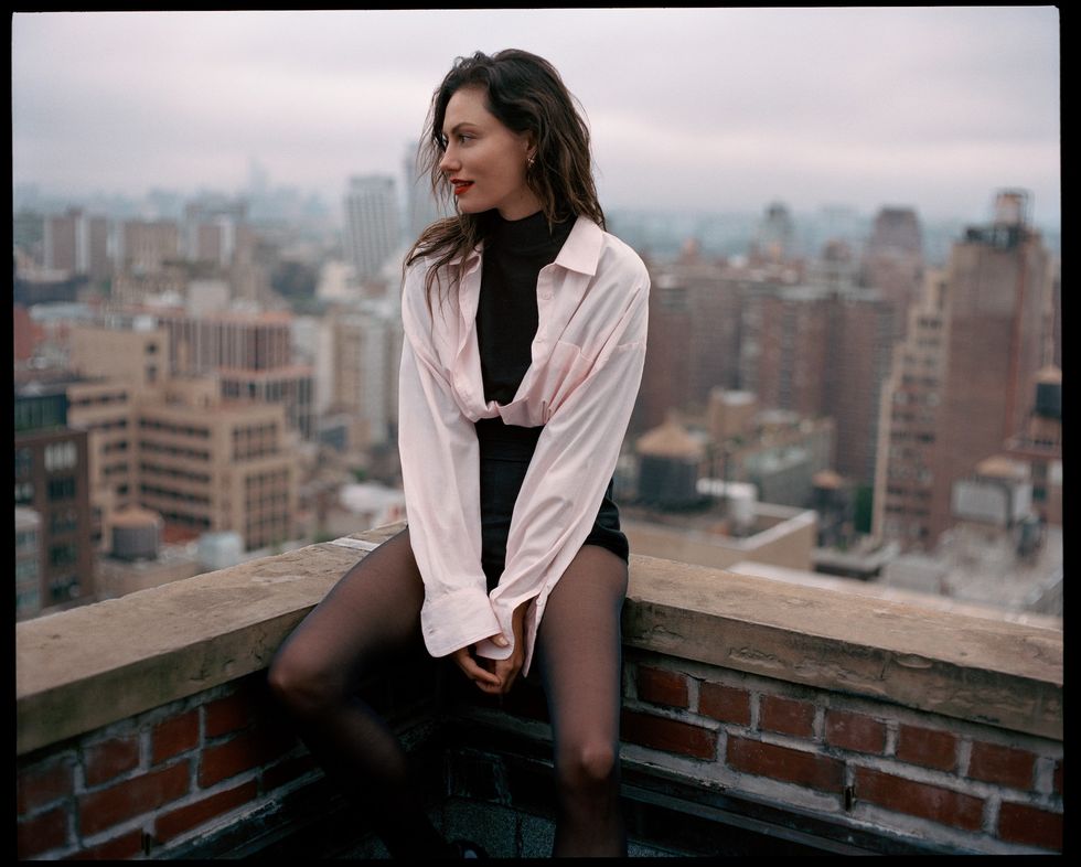 buttondown shirt and shorts combo