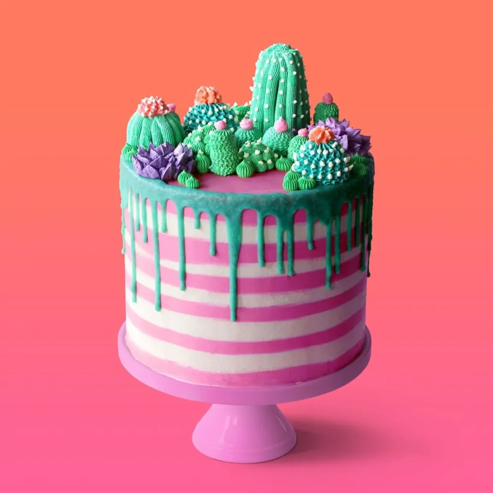 Cactus Garden Cake