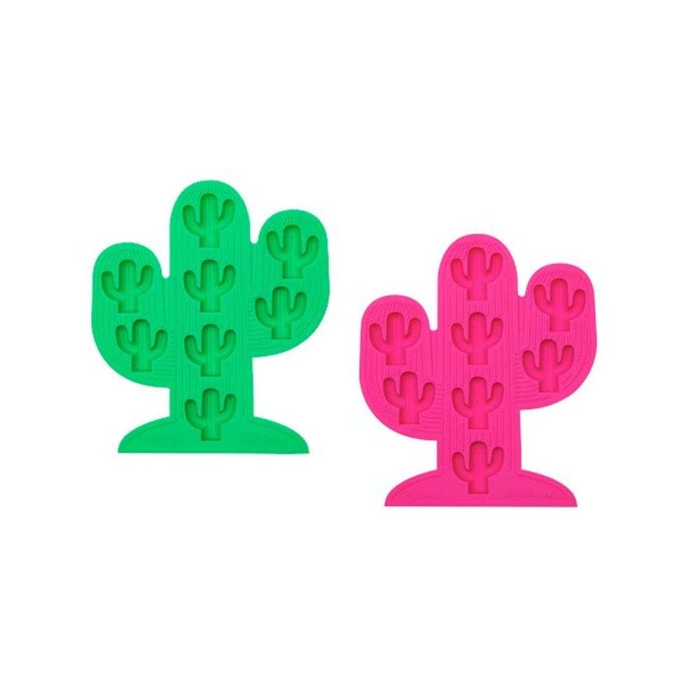 Cactus Ice Trays 2 Set - Green And Purple
