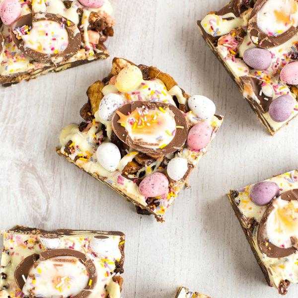 Cadbury Creme Eggs Rocky Road Bar