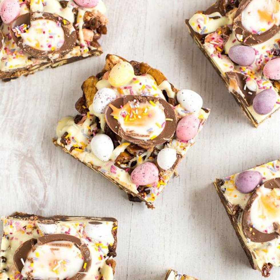 Cadbury Creme Eggs Rocky Road Bar