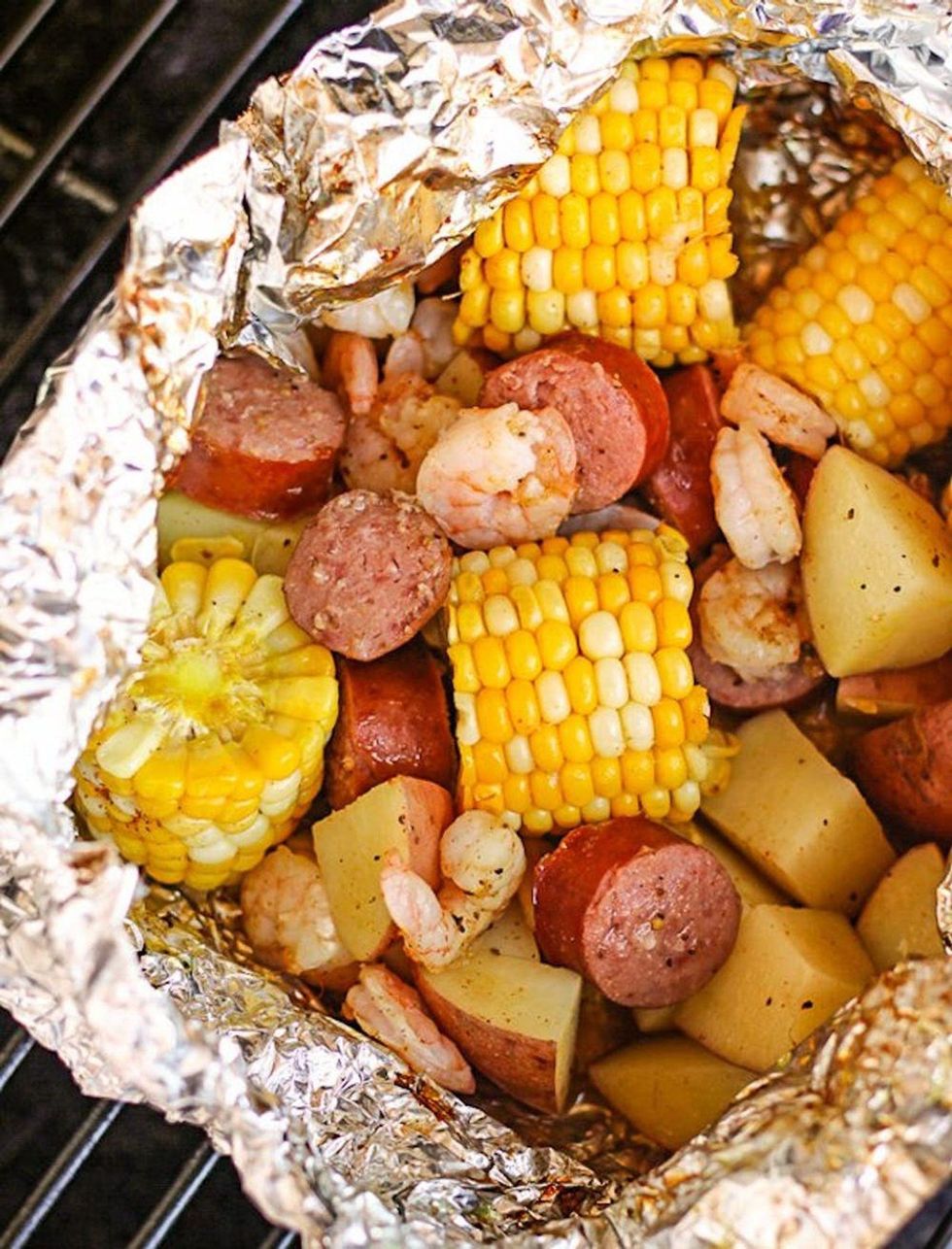 Cajun-Style Grill Foil Packets