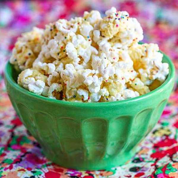 Cake Batter Popcorn