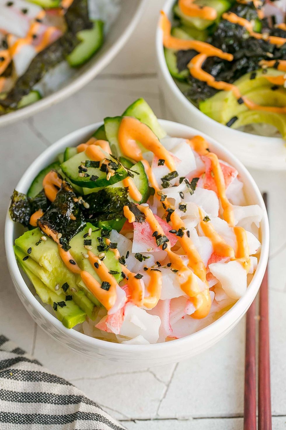 California sushi bowl