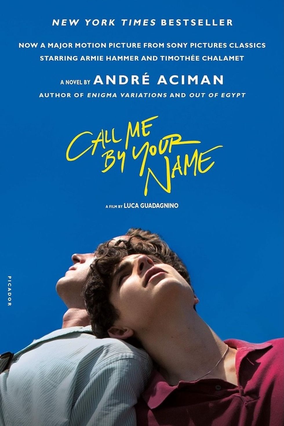 Call Me By Your Name by Andre Aciman