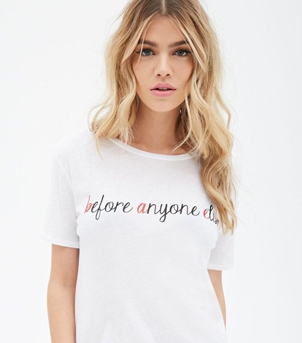 15 Hand-Lettered T-Shirts to Inspire Your Calligraphy Skills - Brit + Co