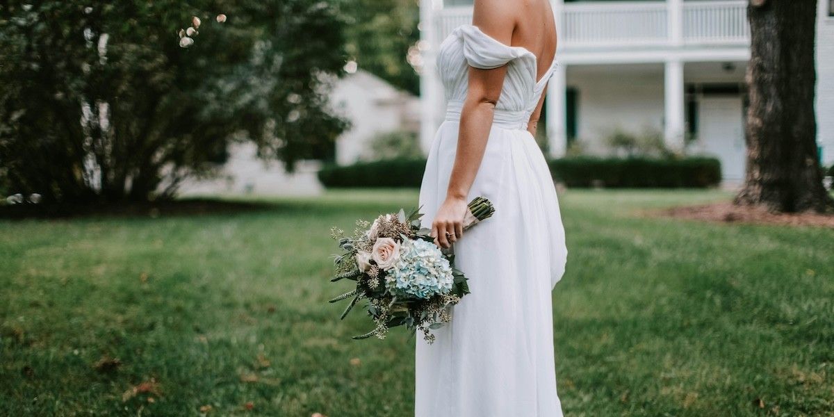 can you wear a white floral dress to a wedding 8 Non-White Dresses 2024 Wedding Alert: Rethink Wearing