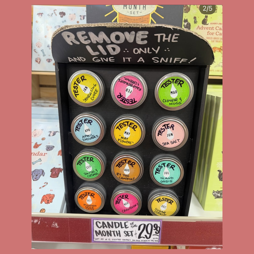 Candle Of The Month Gift Set