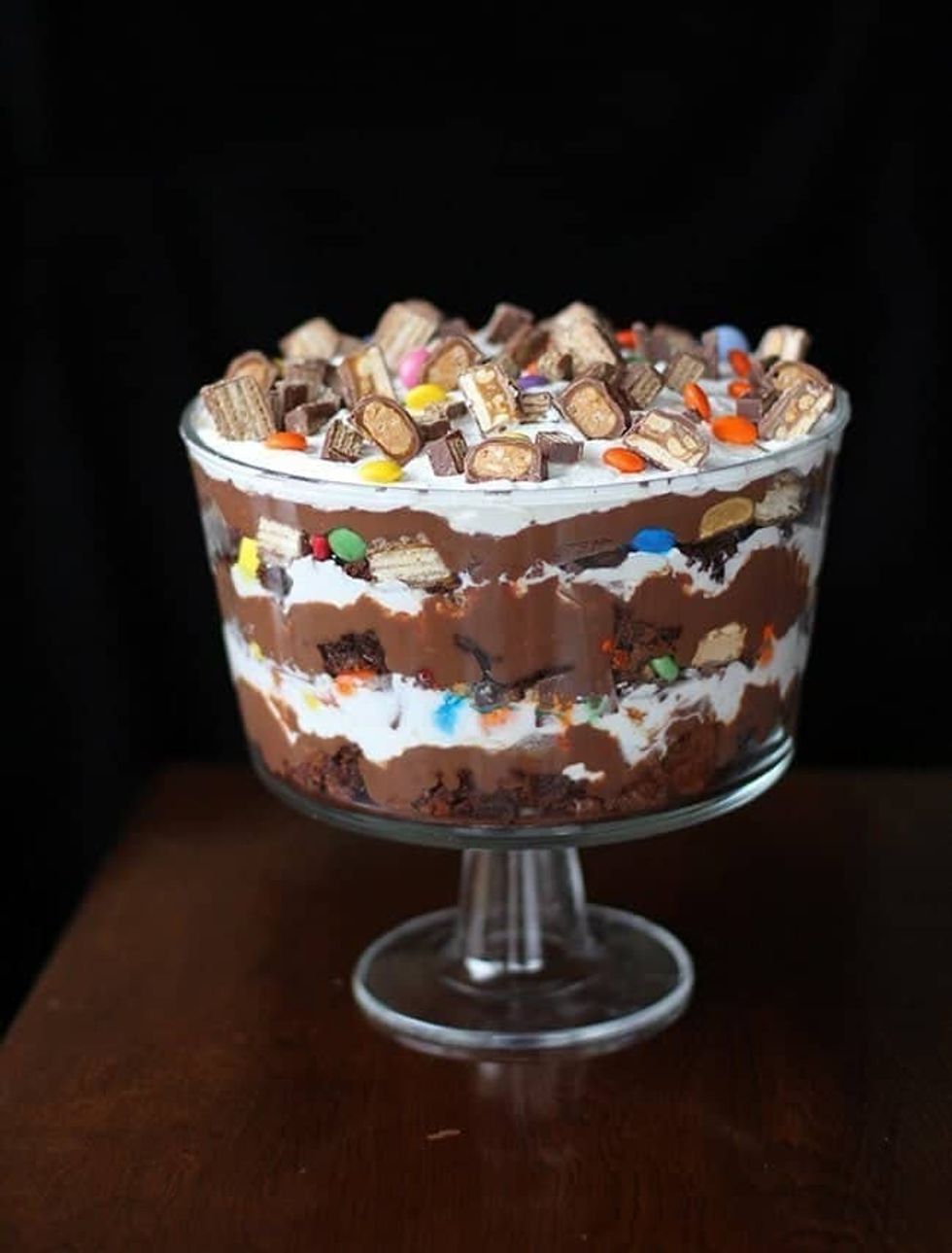 Candy Bar Brownie Trifle