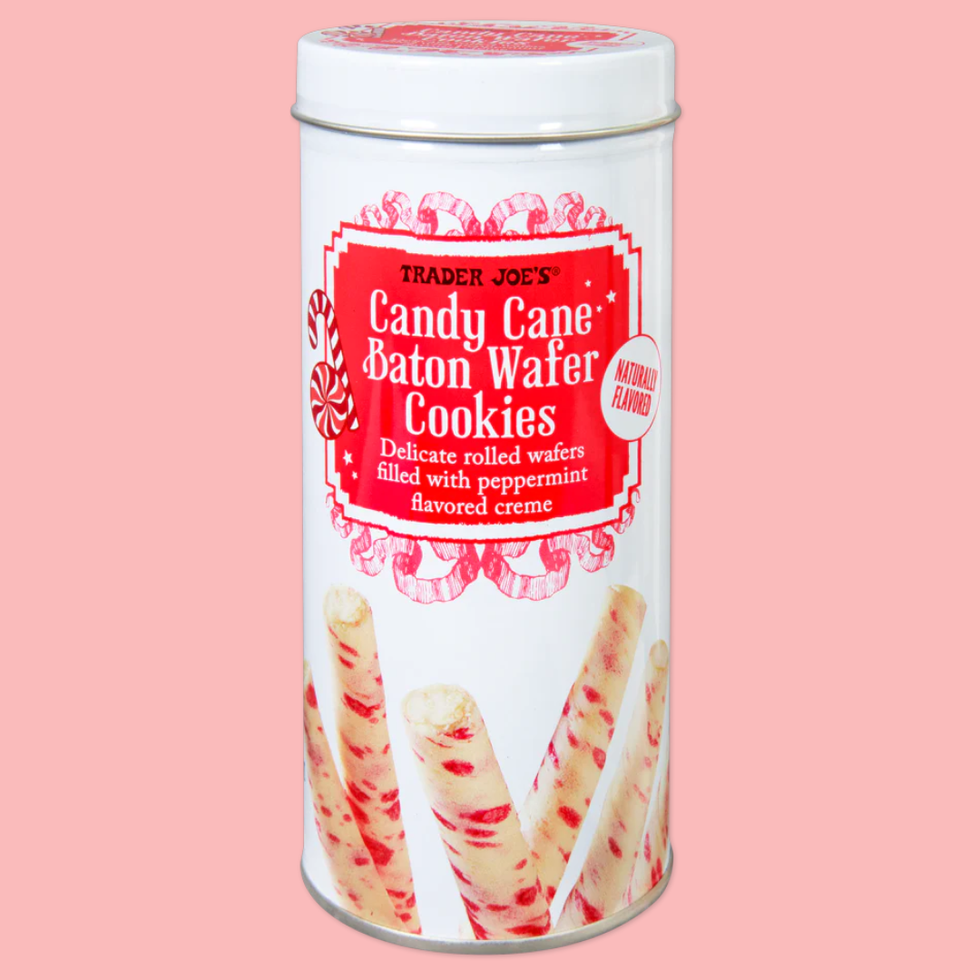 Candy Cane Baton Wafer Cookies