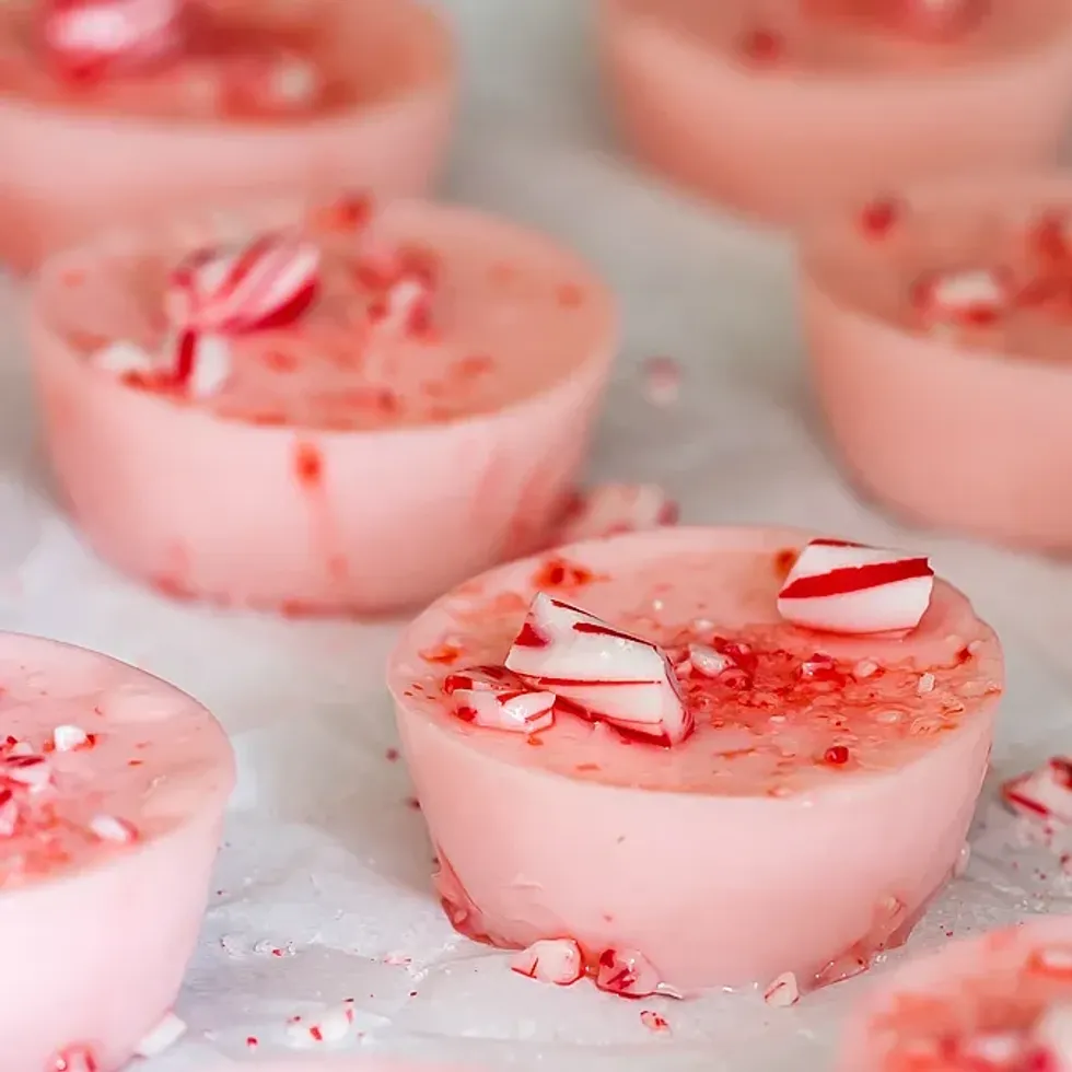 Candy Cane Martini Jello Shots