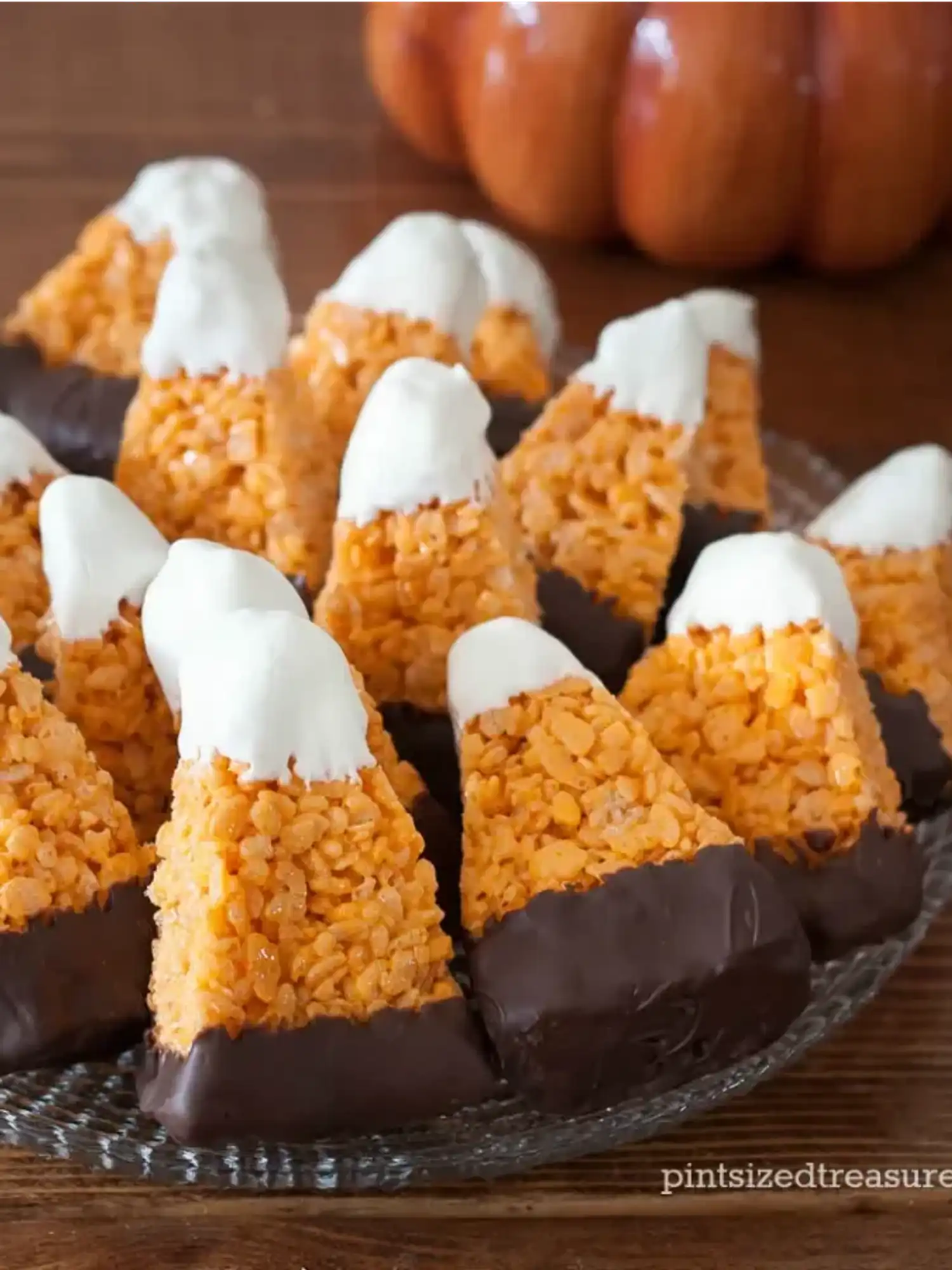 Candy Corn Rice Krispie Treats