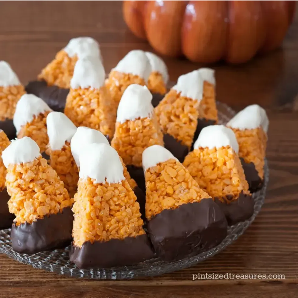Candy Corn Rice Krispie Treats