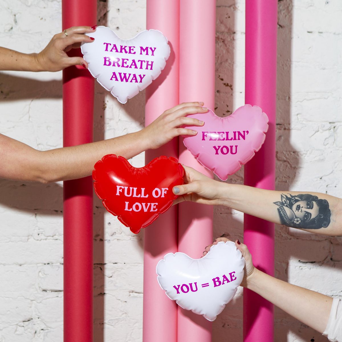 candy heart balloons gifts for your partner according to your love language