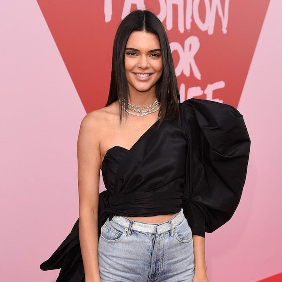 CANNES, FRANCE - MAY 21: Kendall Jenner attends the Fashion for Relief event during the 70th annual Cannes Film Festival at Aeroport Cannes Mandelieu on May 21, 2017 in Cannes, France. (Photo by Antony Jones/Getty Images)