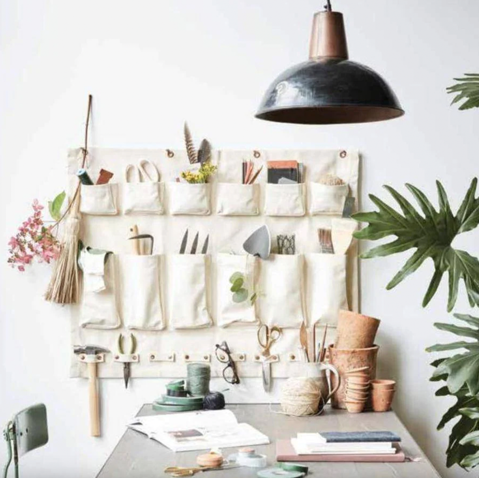 Canvas Half-Wall Organizer