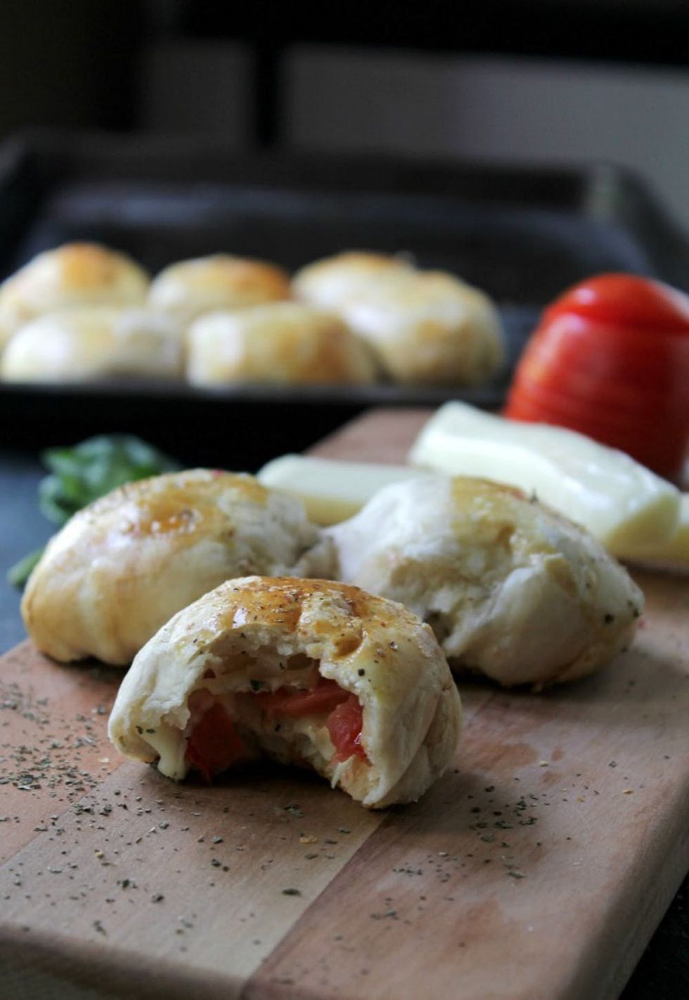 Caprese Pizza Rolls