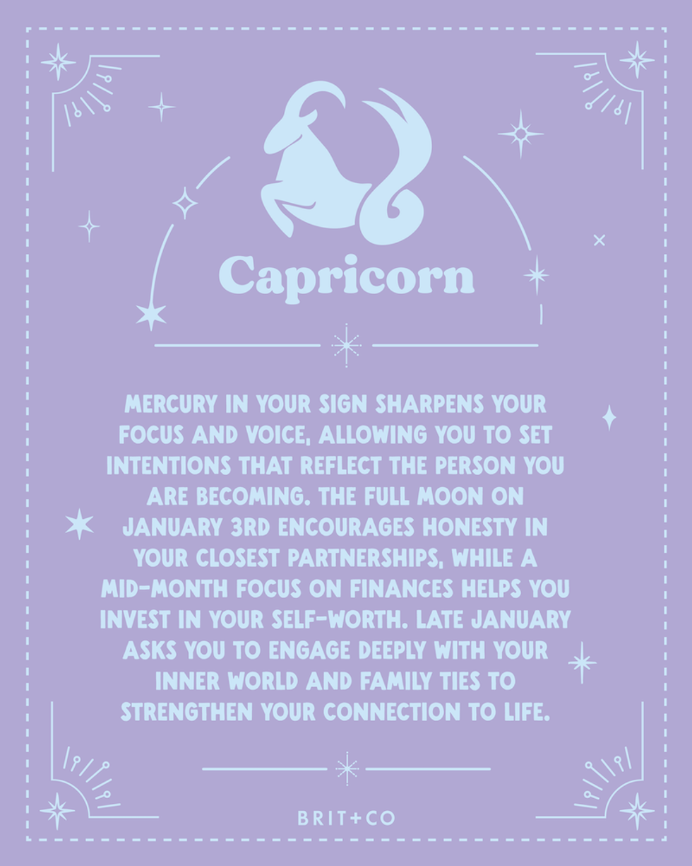 Capricorn January Horoscope 2026
