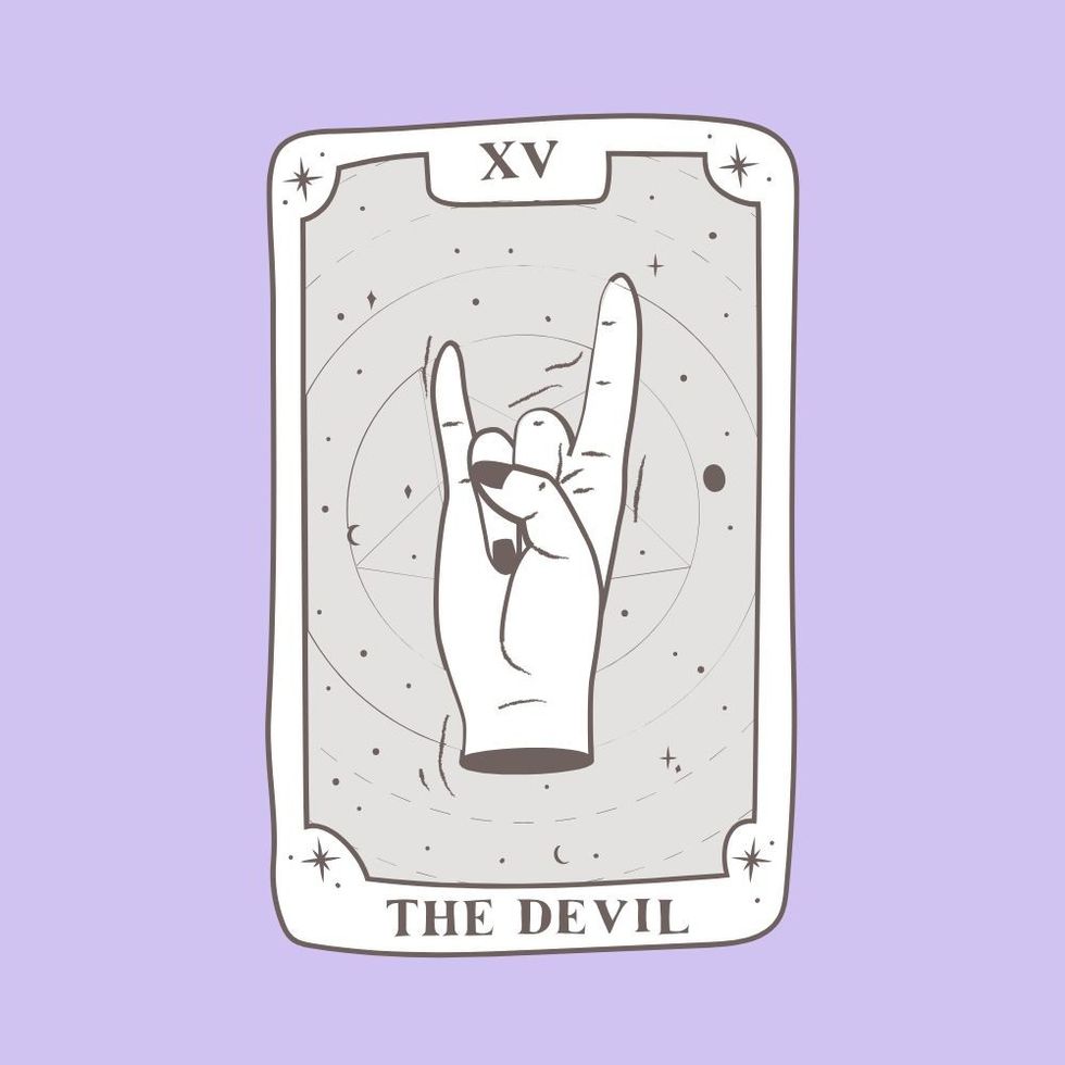 capricorn "the devil" tarot card