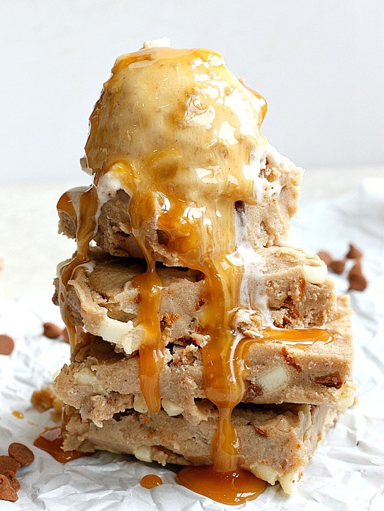 Caramel Apple Cookie Dough Bars