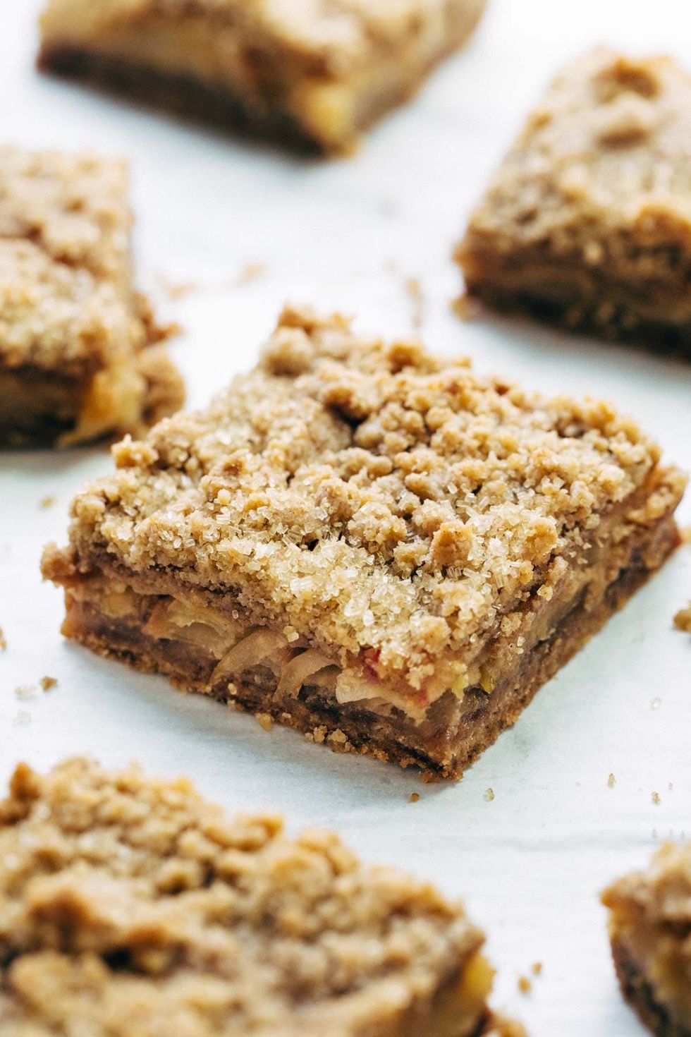 Caramel Apple Crisp Bars Easy Thanksgiving Dessert