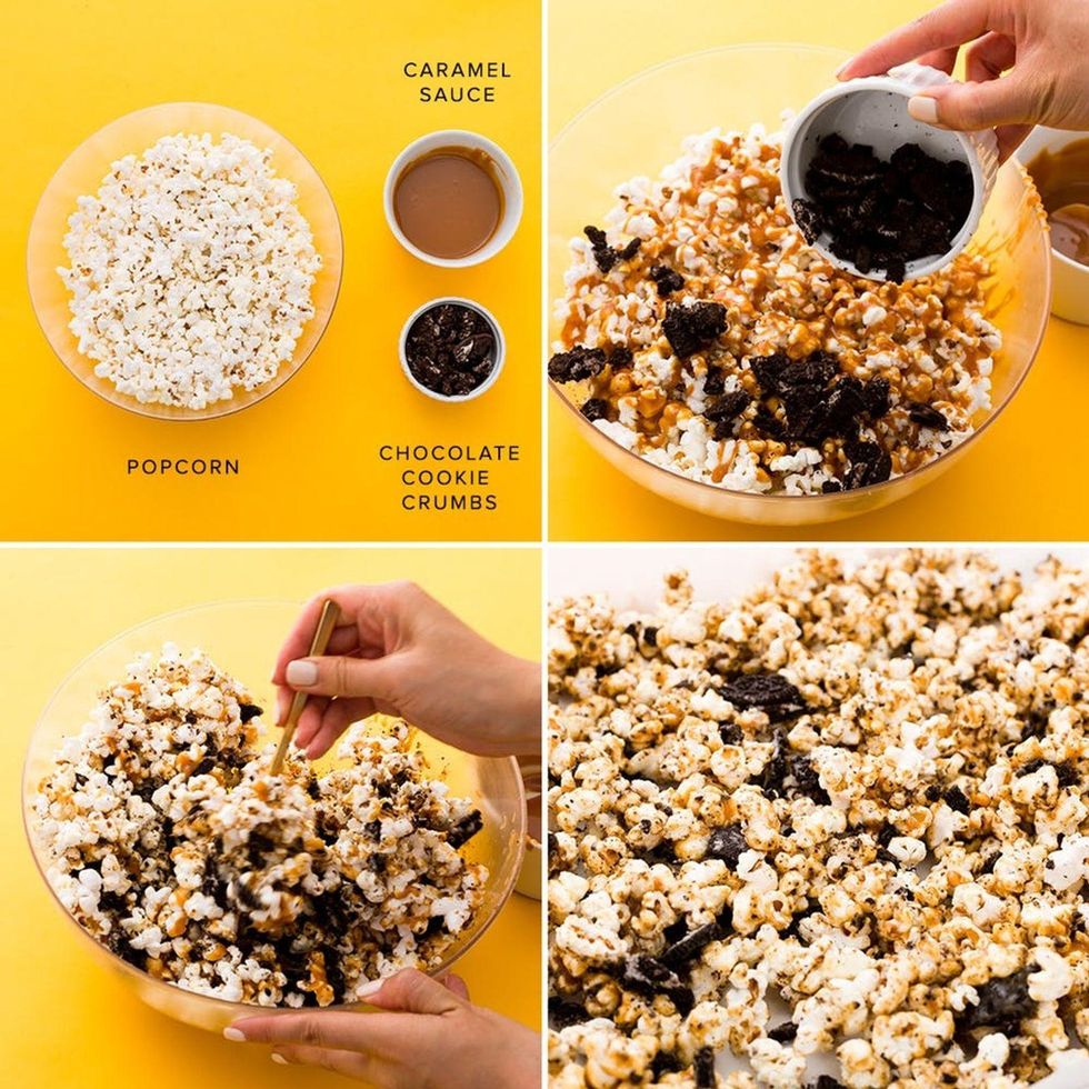 Caramel Cookie Crunch Popcorn